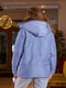 Стьобана блакитна куртка із плащівки на синтепоні | 6768132 | фото 8