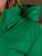 Стьобана зелена куртка із плащівки на синтепоні | 6768134 | фото 5
