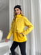 Комбінована жовта куртка з кишенями | 6768164 | фото 5