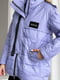 Фіолетова оверсайз куртка із плащівки | 6768172 | фото 6