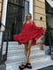 Червона сукня оверсай з квітковим принтом | 6768398 | фото 2