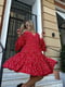 Червона сукня оверсай з квітковим принтом | 6768398 | фото 5