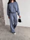 Сірий костюм-двійка: кофта та штани-палаццо | 6768456 | фото 7