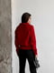 Червоний в’язаний напіввовняний пуловер-поло | 6768461 | фото 6