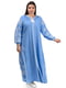 Вишукана льняна сукня-вишиванка “Мрія” блакитного кольору | 6770133 | фото 2