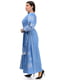 Вишукана льняна сукня-вишиванка “Мрія” блакитного кольору | 6770133 | фото 5