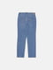 Сині джинси прямого крою на середній посадці | 6683496 | фото 5