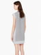 Біла сукня в дрібний принт з V-подібним вирізом | 6774120 | фото 2