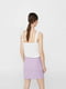 Фиолетовая юбка с драпировкой | 6774136 | фото 2