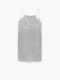 Серебристое платье в бельевом стиле | 6774161 | фото 3