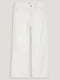 Белые прямые джинсы с широкими брючинами | 6774277 | фото 3