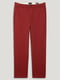 Бордовые брюки из легкой эластичной ткани | 6774324 | фото 3