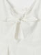 Білий комбінезон-шорти з вишивкою та зав'язкою на спинці | 5923229 | фото 2