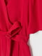 Красный комбинезон-шорты “на запах” из креповой ткани | 5952723 | фото 2