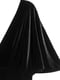 Велюровое черное платье с объемными рукавами | 6774401 | фото 2
