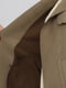 Куртка-жакет цвета хаки с поясом | 6774428 | фото 4