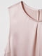 Светло-розовая блуза из блестящего тканого материала | 6774459 | фото 2