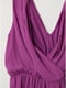 Фіолетова сукня з V-подібним вирізом | 6774466 | фото 2