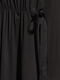 Черное платье с ассиметричным подолом и завязками | 6774552 | фото 2