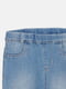 Светло-синие джинсы с потертостями | 6774628 | фото 3