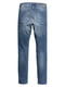 Синие джинсы с низкой талией и потертостями | 6774641 | фото 2