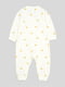 Білий піжамний чоловічок в принт-сонця | 6774643 | фото 2