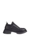 Кожаные черные туфли с резинкой спереди | 6775044 | фото 2