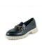 Черные кожаные туфли-лоферы | 6775054 | фото 2