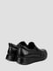 Кожаные черные туфли на плотной подошве | 6775068 | фото 5