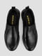 Кожаные черные туфли на плотной подошве | 6775068 | фото 6