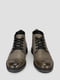 Кожаные коричневые ботинки на шнуровке | 6775076 | фото 6