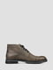 Кожаные коричневые ботинки на шнуровке | 6775076 | фото 4
