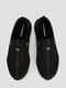 Текстильні чорні кросівки без шнурівки | 6775084 | фото 6