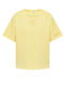 Жовта футболка вільного крою з вишивкою “Я без тебе” | 6775161 | фото 2