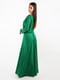 Зелена сукня-максі з довгим рукавом | 6776007 | фото 3