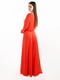 Червона сукня-максі з довгим рукавом | 6776009 | фото 2