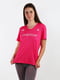 Рожева футболка з принтом | 6776014 | фото 2