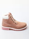 Рожеві черевики на шнурівці | 6776023 | фото 2