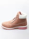 Рожеві черевики на шнурівці | 6776023 | фото 3