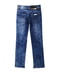 Сині джинси прямого крою з потертостями | 6776066 | фото 2