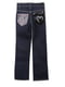 Темно-сині джинси з декорованими кишенями | 6776092 | фото 2