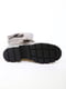 Темно-коричневі шкіряні черевики з декоративними ремінцями | 6776095 | фото 4