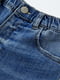 Сині джинси-балони з регульованим поясом | 6776097 | фото 4