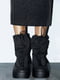 Зимові чорні чоботи із прогумованим носком і задником | 6776106 | фото 5