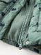 Зелена куртка в принт із водовідштовхувальної тканини | 6776107 | фото 3