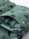 Зелена куртка в принт із водовідштовхувальної тканини | 6776107 | фото 4
