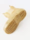 Золоті гумові черевики з еластичними бічними вставками | 6776110 | фото 5