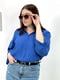 Класична синя сорочка оверсайз | 6776133 | фото 4