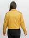 Шкіряна жовта куртка | 6777817 | фото 2