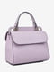 Кожаная сумка кросс-боди лилового цвета | 6777856 | фото 3